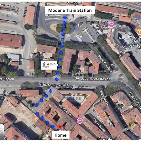 In The Center Of Modena, Piazza Roma And The Ferrari Museum Apartment